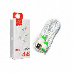 Cabo Carregador 2m USB Compatível C/ IPhone 8 Plus S X XR XS